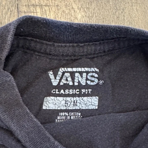 Vans Kids Black Tee with Pizza Skateboard Graphic - Picture 3 of 3